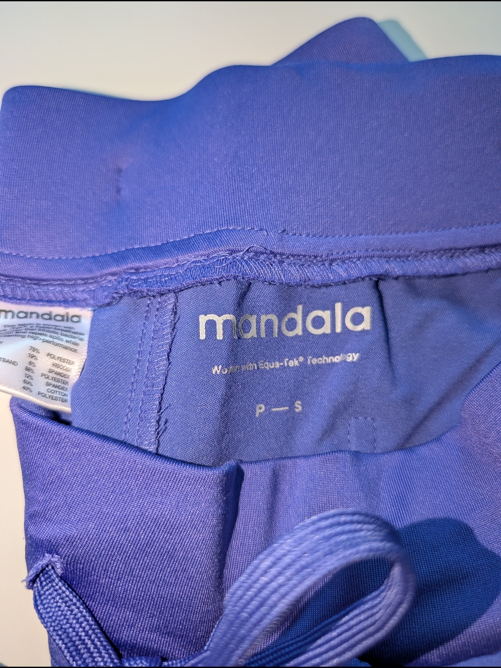 Mandala Scrub Set- Periwinkle - Picture 3 of 3